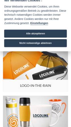 Vorschau der mobilen Webseite www.logoline.de, Saffran GmbH