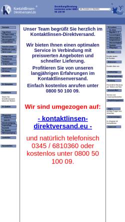 Vorschau der mobilen Webseite www.kontaktlinsen-direktversand.de, Kontaktlinsen-Direktversand Matthias Dost