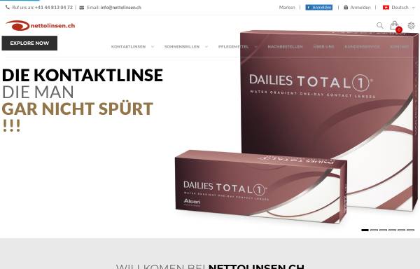 Vorschau von www.nettolinsen.ch, Optik Krüsi AG