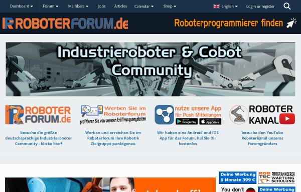 Vorschau von www.roboterforum.de, Roboter-Forum