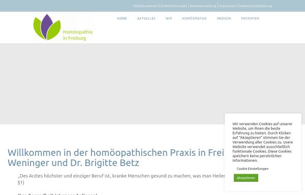 Vorschau von www.homoeopathie-in-freiburg.de, Dozententeam Homöopathie Freiburg