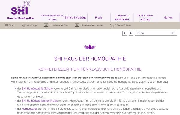 Vorschau von www.shi.ch, SHI Homöopathie Schule
