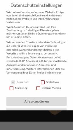 Vorschau der mobilen Webseite www.bauer-magnettechnik.de, Bauer Magnettechnik