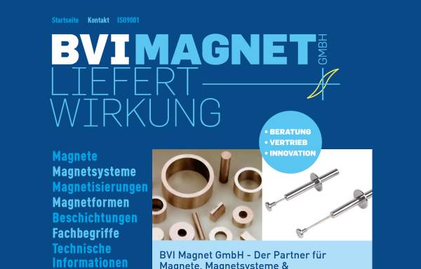 Vorschau von www.bvi-magnete.de, BVI Magnet GmbH
