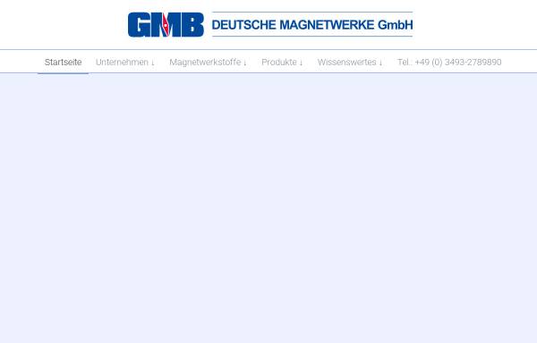 Vorschau von www.guss-magnete.de, GMB Magnete Bitterfeld GmbH