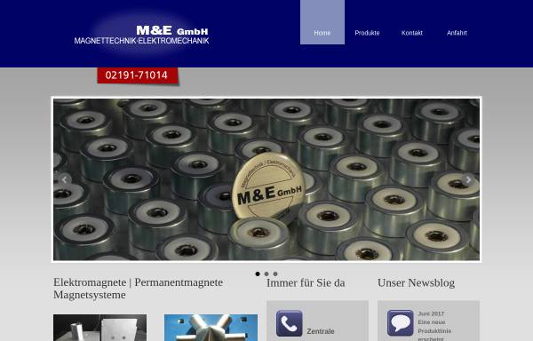Vorschau von www.me-magnet.de, M & E GmbH