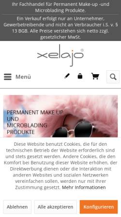 Vorschau der mobilen Webseite www.xelajo-onlineshop.de, Xelajo Onlineshop Petra Neu