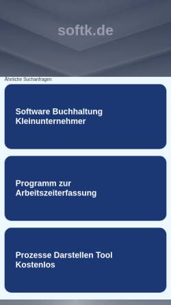 Vorschau der mobilen Webseite www.softk.de, SoftK.de - Softwaredienstleistungen Stefan Kiesel