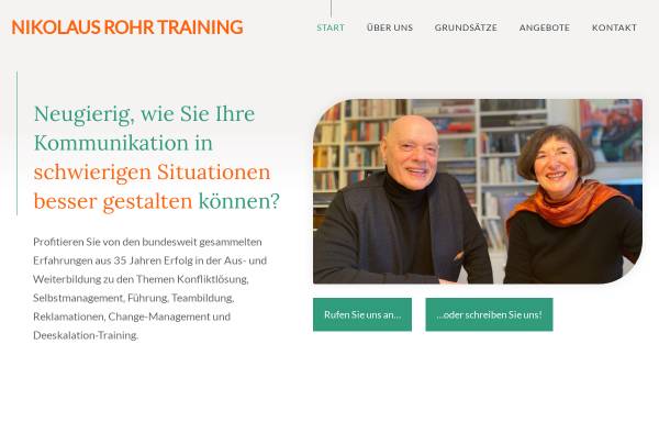 Vorschau von www.nikolausrohr.de, Nikolaus Rohr Training