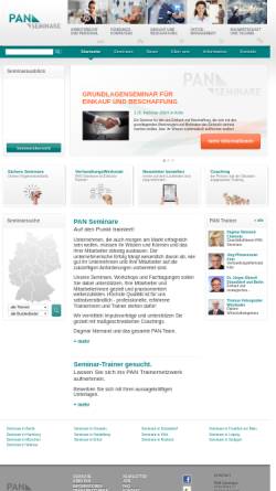 Vorschau der mobilen Webseite www.pan-seminare.de, Pan-Seminare