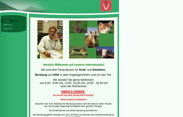 Vorschau von www.tieraerztliche-beratung.de, Tierarzt Dr. H. Thomsen