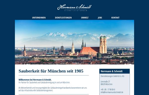 Vorschau von www.herrmannundschmidt.de, Schmidt Services Dienstleistungen im Sozial- und Gesundheitswesen