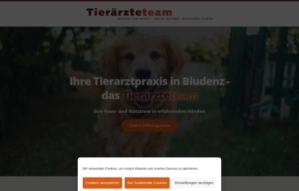Vorschau von www.tieraerzte-team.com, Tierärzteteam Bludenz