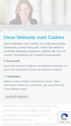 Vorschau der mobilen Webseite www.medical-contact.de, MedicalContact AG