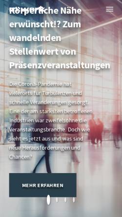 Vorschau der mobilen Webseite www.fsp-pr.de, Reinhard Fuhrmann - Fuhrmann, Schütz & Partner