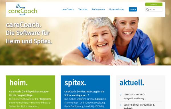 Vorschau von www.topcare.ch, topCare Management AG