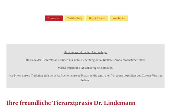 Tierarztpraxis Dr. Lindemann