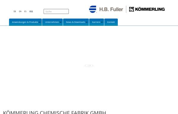 Vorschau von www.koe-chemie.de, Koemmerling Chemische Fabrik GmbH