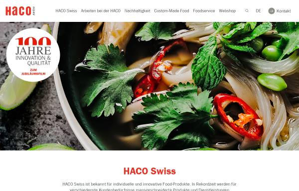 Vorschau von www.haco.ch, Haco AG