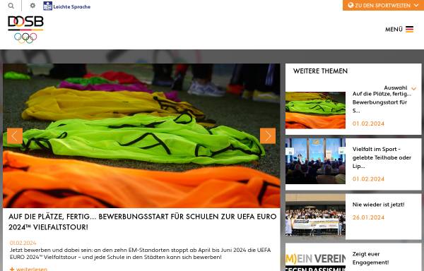 Vorschau von www.integration-durch-sport.de, Integration durch Sport