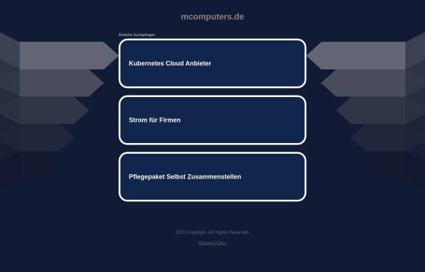 Vorschau von www.mcomputers.de, M-Computers Consulting GmbH