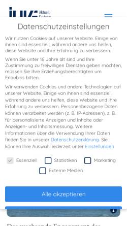 Vorschau der mobilen Webseite www.juve.de, JUVE Verlag für juristische Informationen
