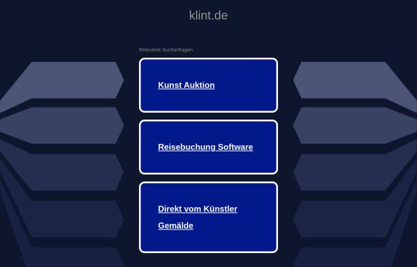 Vorschau von www.klint.de, Klint Wärme-Wasser-Klima GmbH