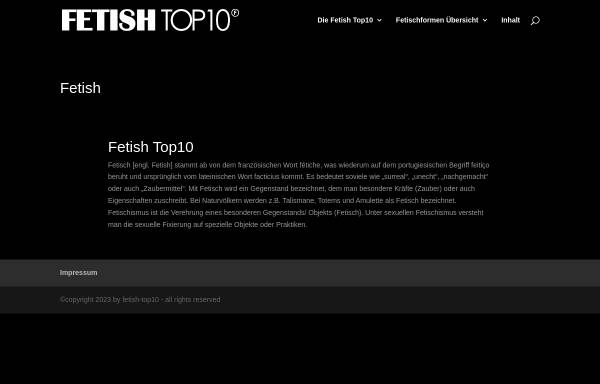 Vorschau von fetish-top10.de, Fetisch