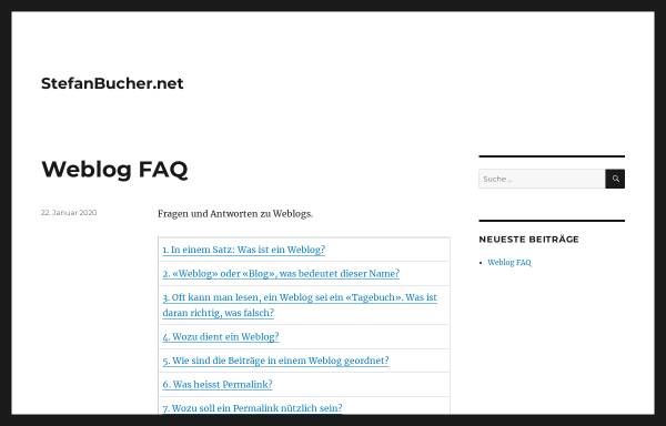 Vorschau von www.stefanbucher.net, Internet-Tutorial