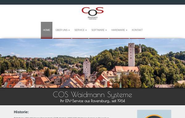 Vorschau von www.waidmann.de, COS Waidmann Systemhaus GmbH