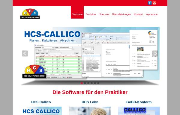 Vorschau von www.hcsedv.de, HCS EDV-Systeme GmbH