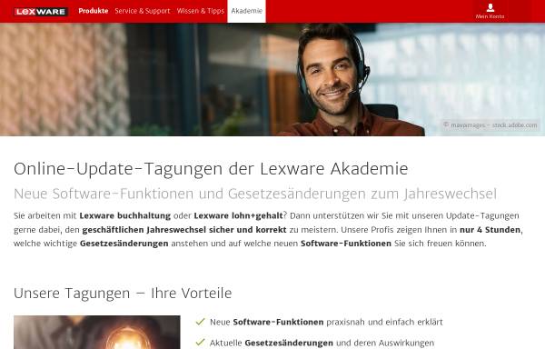 Vorschau von www.lexware-akademie.de, Lexware Akademie