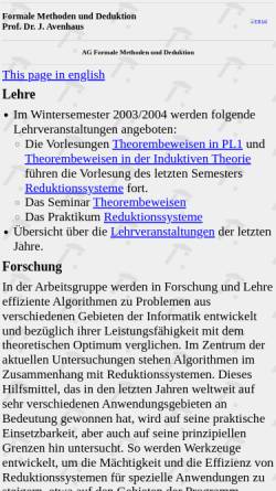 Vorschau der mobilen Webseite agent.informatik.uni-kl.de, AG Formale Methoden und Deduktion des Fachbereiches Informatik der Universität Kaiserslautern