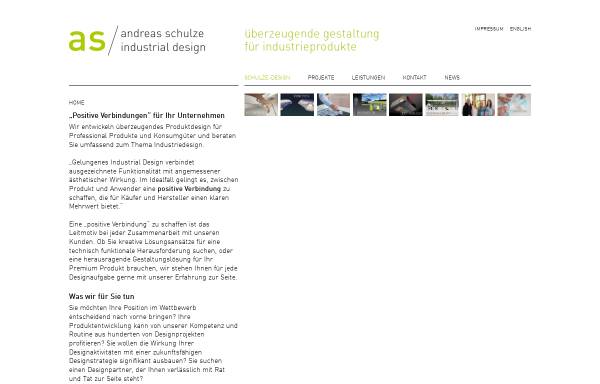 Vorschau von www.schulze-design.de, Designbüro Andreas Schulze