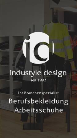 Vorschau der mobilen Webseite www.industyle-design.ch, Industyle Design GmbH