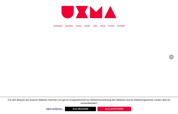 Vorschau von uxma.com, UXMA GmbH & Co. KG