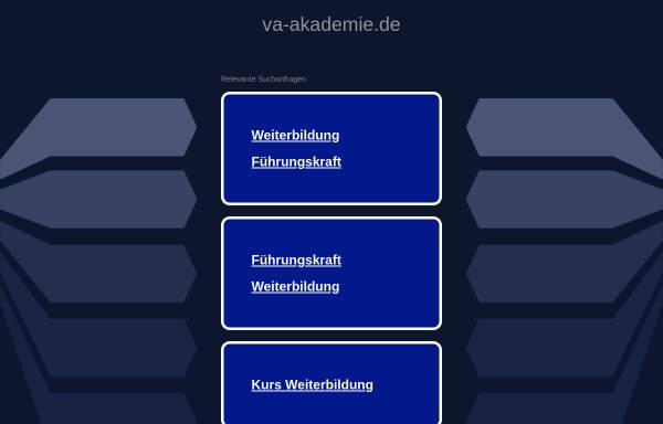 Vorschau von www.va-akademie.de, VA-Akademie für Führen und Verkaufen GmbH