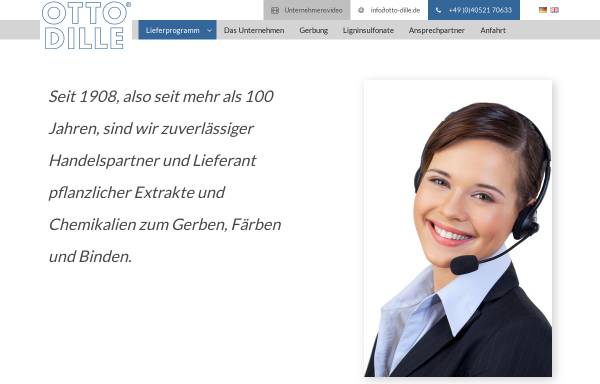 Vorschau von www.otto-dille.de, Baeck GmbH & Co. KG.