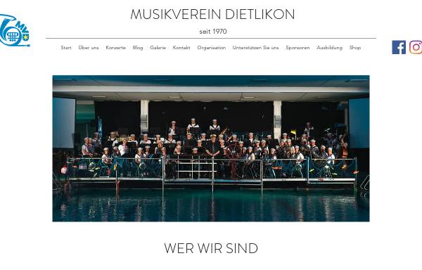 Vorschau von www.mvd.ch, Musikverein Dietlikon MVD