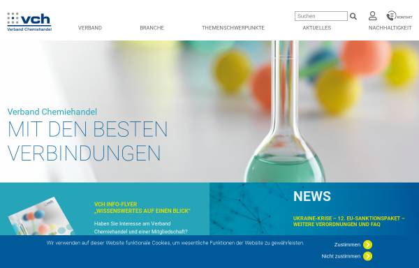 Vorschau von www.vch-online.de, Verband Chemiehandel e.V. (VCH)
