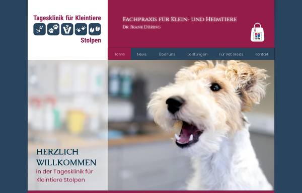 Vorschau von www.tierklinik-stolpen.de, Tierservice