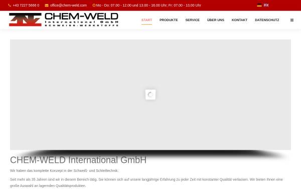 Vorschau von www.chem-weld.com, CHEM-WELD International GmbH