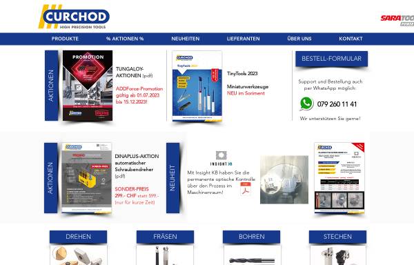 Vorschau von www.curchod-tools.ch, Curchod AG