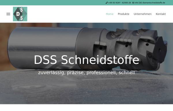 Vorschau von www.diamantschneidstoffe.de, DSS Diamant-Schneidstoffe, Inh. Raimund Schmitt