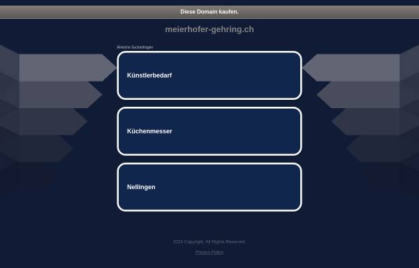 Vorschau von www.meierhofer-gehring.ch, Meierhofer + Gehring AG
