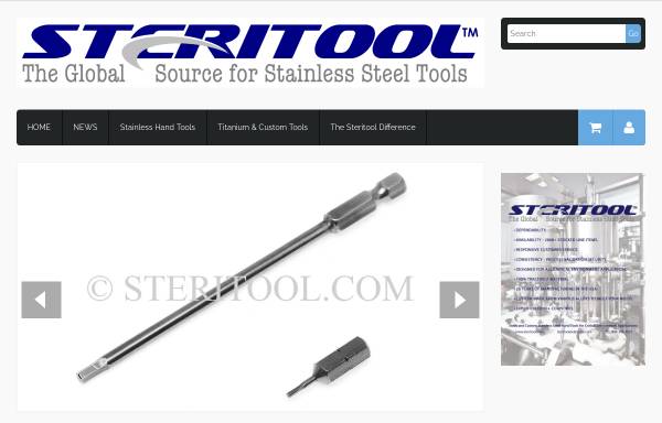 Vorschau von www.steritool.com, Steritool by Nautitool, Inc.