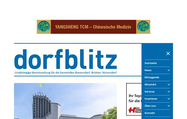Vorschau von www.dorfblitz.ch, Dorf Blitz online