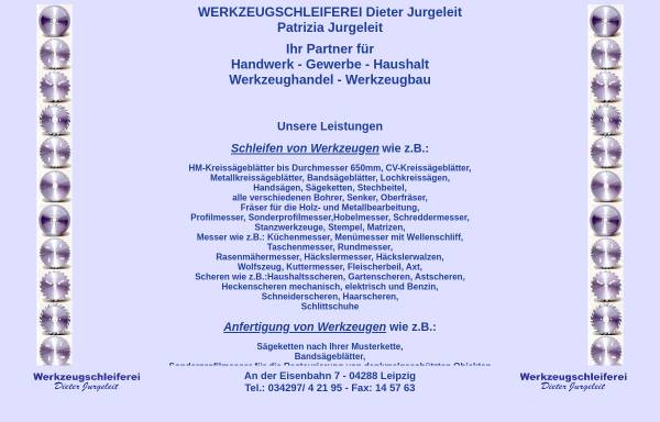Vorschau von www.werkzeugschleiferei-leipzig.de, Werkzeugschleiferei Jurgeleit, Inh. Dieter Jurgeleit