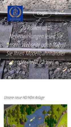 Vorschau der mobilen Webseite www.eisenbahnfreunde.ch, EFB Eisenbahnfreunde