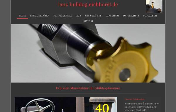 Vorschau von www.lanz-bulldog-eichhorst.de, Ersatzteile für Glühkopfmotore von Bernd Eichhorst